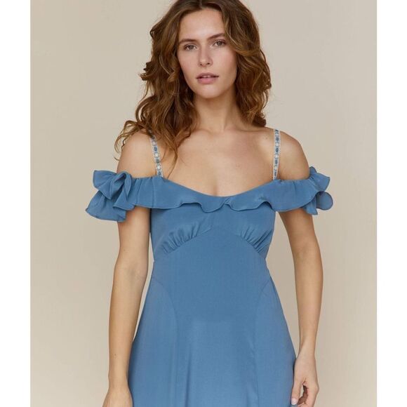 Christy Dawn The Helina silk maxi Dress Medium - Picture 5 of 14